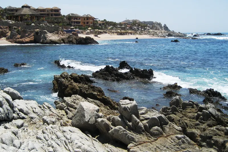 The beach below Esperanza resort at Punta Ballena, 2008
