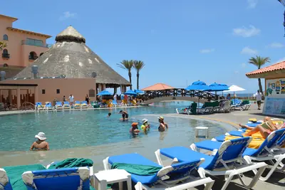 Pool area of Royal Solaris Los Cabos