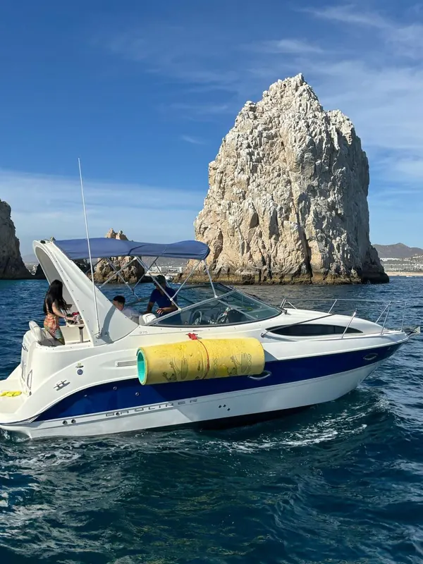 Bayliner 30 cabin cruiser for private charter in Cabo San Lucas