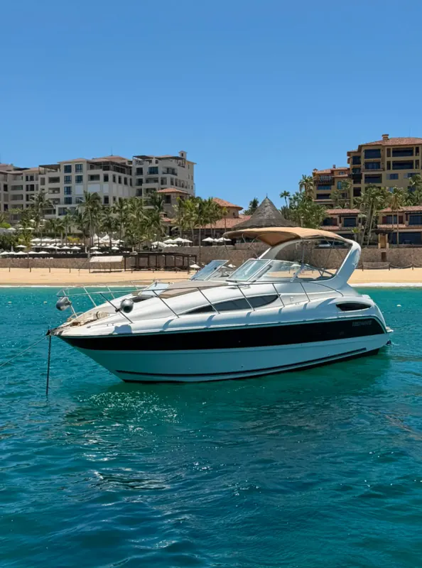 Bayliner 33 express cruiser for private charter in Cabo San Lucas