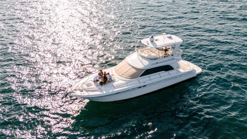 Sea Ray 55 flybridge motor yacht for private charter in Cabo San Lucas